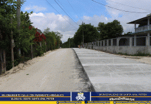 Mejoramiento Calle Con Pavimento Hidráulico, Aldea El Ocote