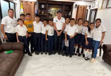 Niños estudiantes de la Escuela Primaria de Aldea La Pita realizaron una visita a las instalaciones de la Municipalidad